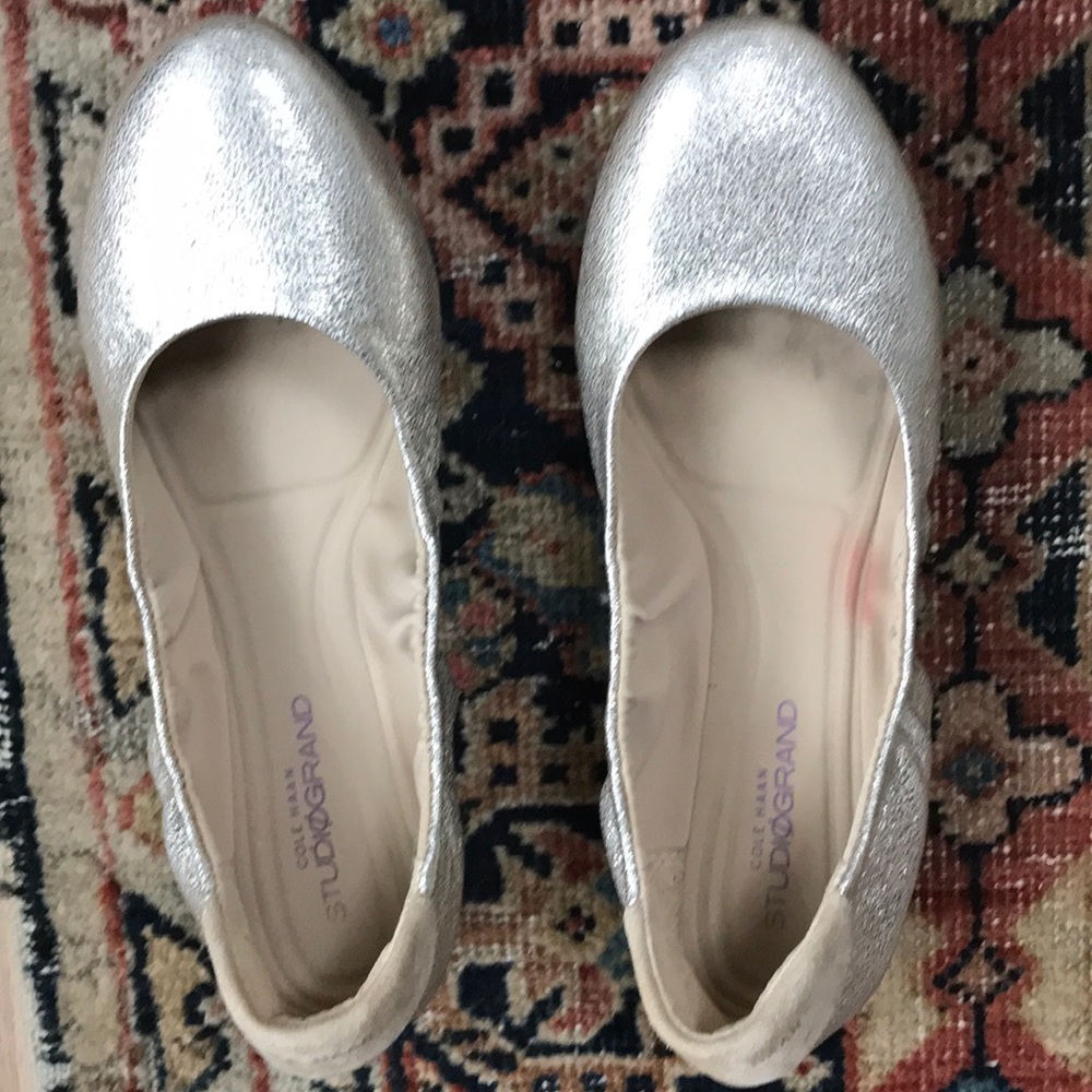 Cole Haan Gold Flats